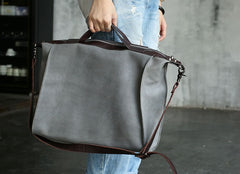 Vintage WOMENs LEATHER Work Handbag Shoulder Briefcase Purse FOR WOMEN