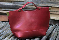 Handmade tote handbag shopper purse leather crossbody bag shoulder bag women - EverHandmade