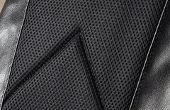 Leather Mens Cool Large Backpack Black Travel Backpacks Hiking Backpack for men