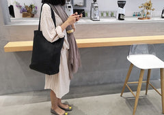 Handmade LEATHER WOMEN Large Tote Bag Tote Shoulder Purse FOR WOMEN