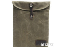 Cool Waxed Canvas Mens iPad Case iPad Air Case 10 inch for Men Clutch