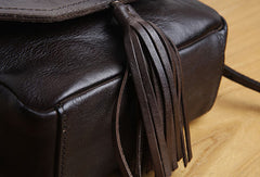 Genuine Leather Cute Tassels Crossbody Bag Shoulder Bag Women Girl Fashion Leather Purse