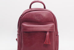 College Leather Womens Backpacks Stylish School Bag for Women - EverHandmade