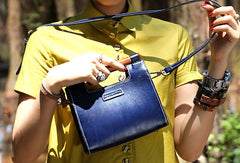 Handmade handbag purse leather crossbody bag purse shoulder bag for women
