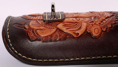 Leather Belt Pouch Mens Small Cases Waist Bag Hip Pack Belt Bag Fanny Pack Bumbag for Men