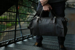 Cool Leather Mens Weekender Bags Travel Bags Shoulder Bag for men