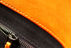 Genuine Leather Mens Cool Messenger Bag iPad Bag Chest Bag Bike Bag Cycling Evelope Cluth Bag For Men - EverHandmade