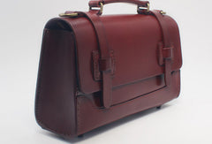 Handmade Vintage Leather Messenger Bag Purse Satchel Bag Crossbody Shoulder Bag for Girl Women Lady - EverHandmade