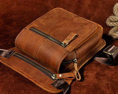 Cool Biker Mens Leather Drop Leg Bag Belt Pouch Waist Bag Side Bag Shoulder Bag for Men