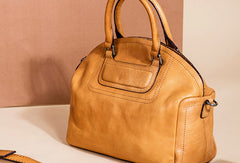 Handmade Genuine Leather Handbag Shopper Bag Crossbody Bag Shoulder Bag Purse For Women - EverHandmade