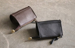 Mini LEATHER Womens Small Wallet Change Wallet Makeup Pouch FOR Women