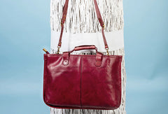 Handmade Handbag Briefcase Purse Leather Crossbody Bag Purse Shoulder Bag for Women - EverHandmade
