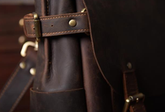 Handmade leather mens Briefcases Messenger bags Vintage Laptop Briefcases Business Briefcases - EverHandmade