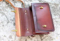 Handmade messenger bag satchel purse leather crossbody bag shoulder bag women - EverHandmade