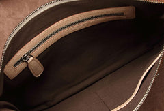Genuine Leather Rivet Handbag Clutch Vintage Crossbody Bag Shoulder Bag Purse For Women - EverHandmade