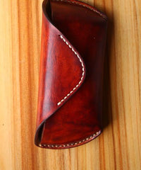 Handmade Mens Cool Leather Glasses Case Glasses Box Glasses Holder Eyeglass Case