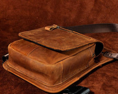 Cool Biker Mens Leather Drop Leg Bag Belt Pouch Waist Bag Side Bag Shoulder Bag for Men