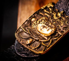 Handmade Black Leather Cool Mens Belts Custom Leather Men Belt for Men