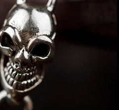 Brass silver biker trucker Skull Keychain wallet Chain for chain wallet biker wallet trucker wallet