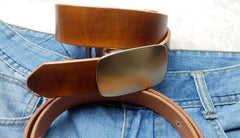 Handmade Vintage Leather Mens Belt Leather Belt for Men