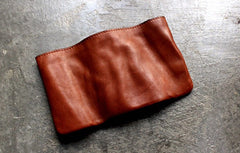 Cute LEATHER Wrinkled Womens Small Wallet Bifold Leather Small Wallets FOR Women