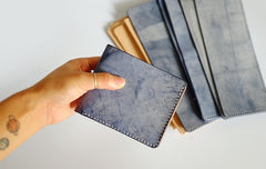 Vintage LEATHER Womens Small Bifold Wallet Leather Small Wallets FOR Women
