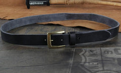 Genuine Leather Punk Rock Biker Trucker Mens Belt Men Black Coffee Belt for Men