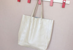 Handmade Vintage Leather Oversize Tote Bag Shoulder Bag Handbag For Women - EverHandmade