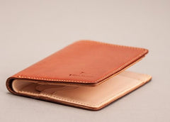 Leather Men Small Wallets Bifold Vintage billfold Wallet for Men