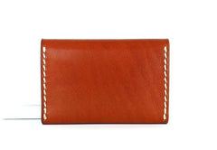 Leather Mens Card Wallet Front Pocket Wallet Small Slim Wallet Change Wallet for Men