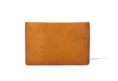 Leather Mens Card Wallet Front Pocket Wallet Small Slim Wallets Change Wallets for Men