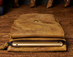 Leather Cell Phone Holster Belt Pouch for Men Waist Bags BELT BAGs Shoulder Bag For Men