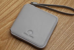 Genuine Leather Cute billfold Slim Zipper Wallet Card Holder Wallet Purse For Women Girl