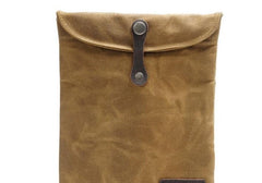 Cool Waxed Canvas Mens iPad Case iPad Air Case 10 inch for Men Clutch