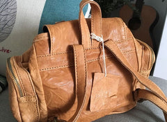 Vintage LEATHER Small WOMENs Backpack School Backpack Travel Backpack FOR WOMEN
