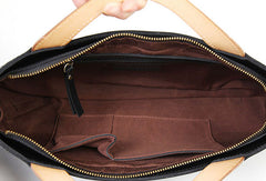 Handmade handbag black purse leather crossbody bag shoulder bag women - EverHandmade