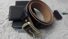 Handmade Vintage Leather Mens Belts Men Leather Belt for Men