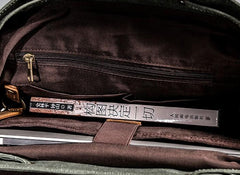 Cool Mens Waxed Large Canvas Backpack Travel Canvas Backpack for Men