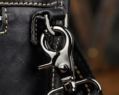 Large Leather Mens Wristlet Bag Wristlet Wallet Side Bag Clutch Wallet for Men