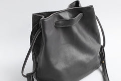Vintage WOMENs LEATHER Bucket Purse Bucket Shoulder Purse FOR WOMEN