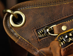 Leather Belt Pouches for Men Leg Drop Bag waist BAG Shoulder Bag For Men