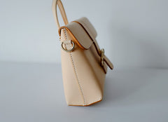 Fashion Leather Beige Womens Handbag Shoulder Bag Crossbody Purse for Women