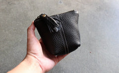 Mini LEATHER Womens Small Wallet Change Wallet Makeup Pouches FOR Women