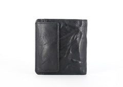 Leather Mens Front Pocket Wallet Small Wallet Slim Wallet billfold Card Wallet for Men