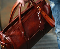 Vintage Leather Cool Mens Handbag Shoulder Bag Travel Bag for men