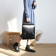 Best Leather Satchel Laptop Backpack Bag - Annie Jewel
