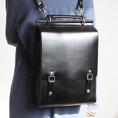 Best Leather Satchel Laptop Backpack Bag - Annie Jewel