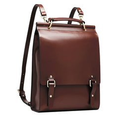 Best Leather Satchel Laptop Backpack Bag - Annie Jewel