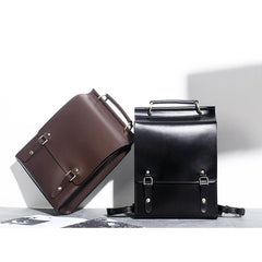 Best Leather Satchel Laptop Backpack Bag - Annie Jewel