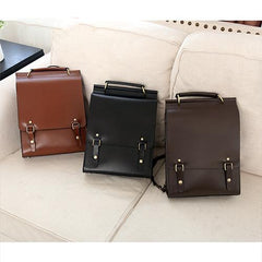 Best Leather Satchel Laptop Backpack Bag - Annie Jewel